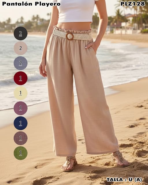 PLZ128 – Pantalón Playero