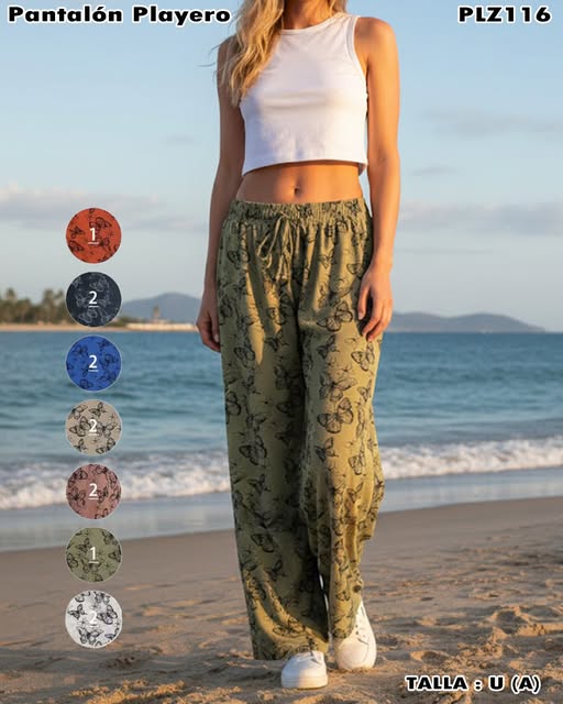 PLZ116 – Pantalón Playero