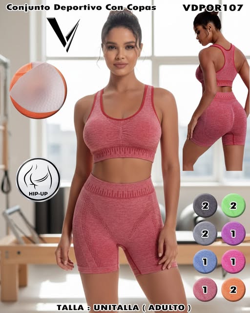 VDPOR107 – Conjunto deportivo con copas (2 piezas)