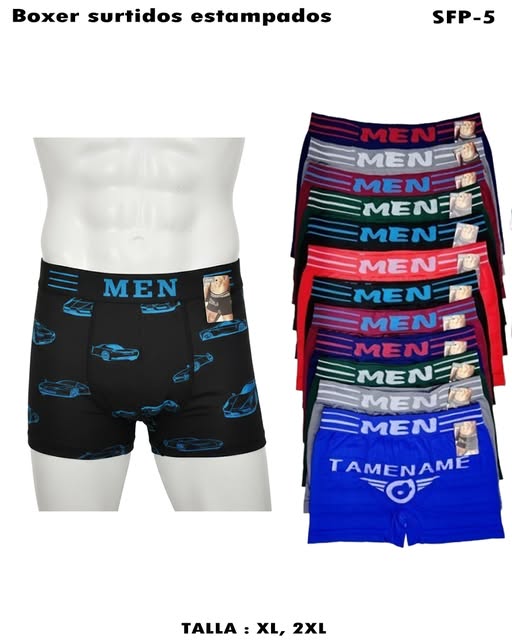 SFP-5 - Boxer surtidos estampados