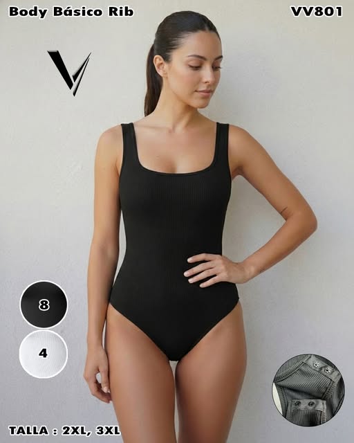 VV801 - Body Básico Rib