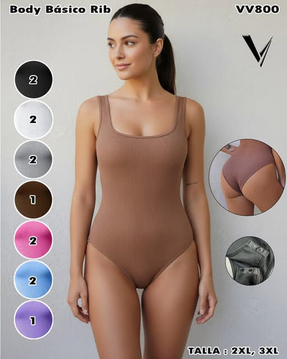 VV800 - Body Básico Rib