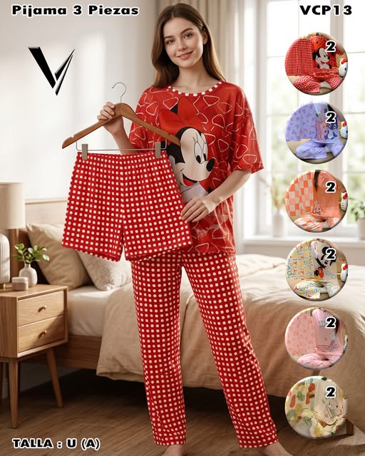 VCP13 - Pijama 3 Piezas