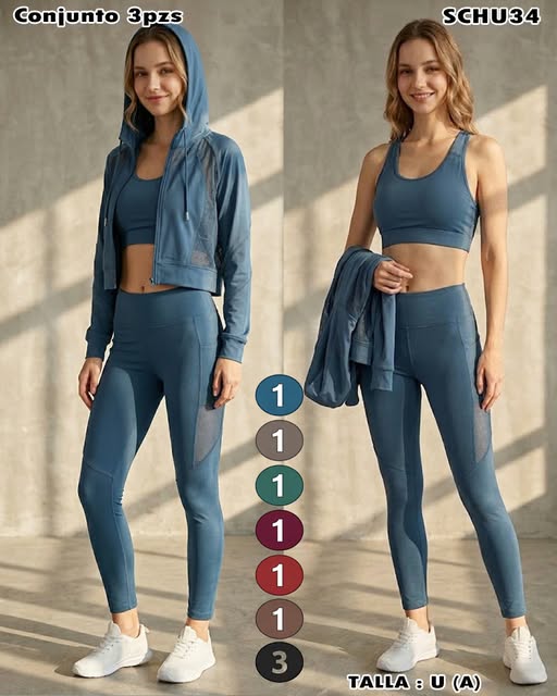 SCHU34 - Conjunto deportivo 3 piezas