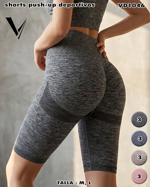 VD1046 - Shorts Push-Up Deportivos