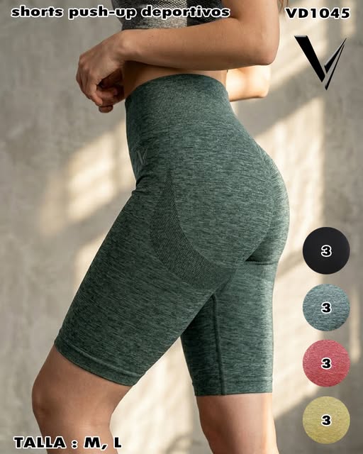 VD1045 - Shorts Push-Up Deportivos