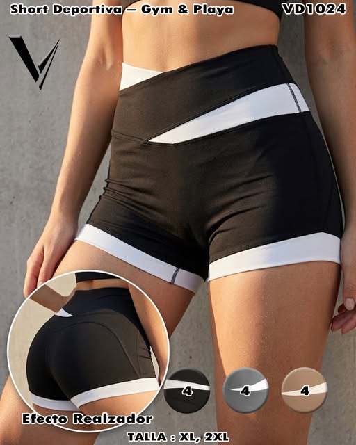 VD1024 - Short Deportivo Gym & Playa