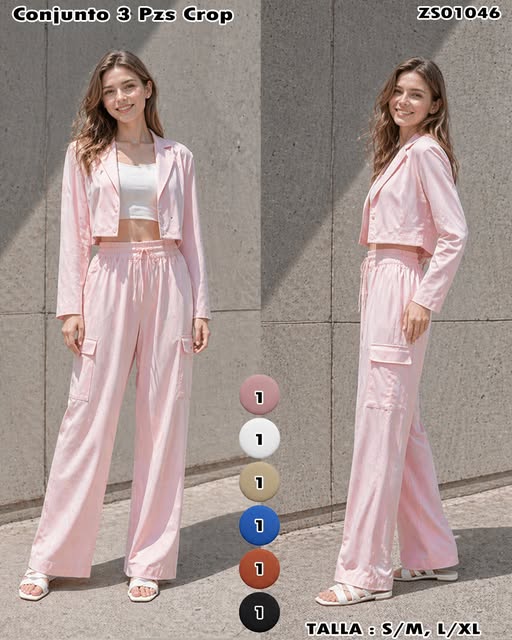 ZS01046 - Conjunto 3 Pzs Crop