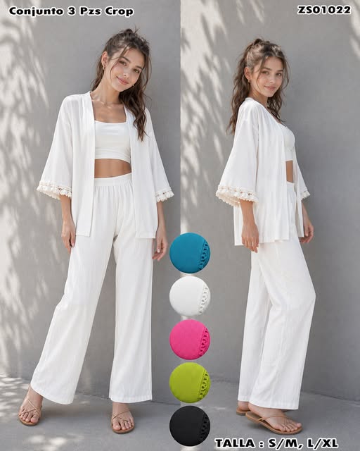 ZS01022 - Conjunto 3 Pzs Crop