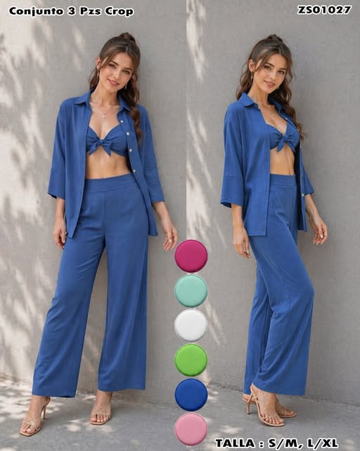 ZS01027 - Conjunto 3 Pzs Crop
