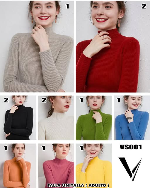 VS001 - Suéter Cuello Alto