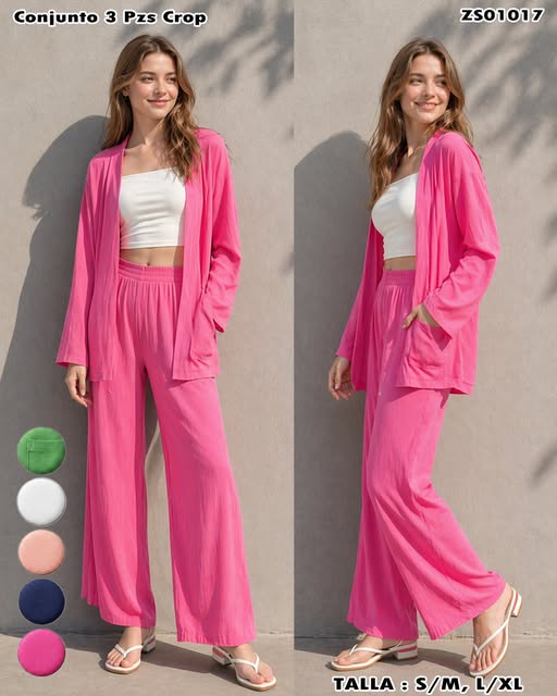 ZS01017 - Conjunto 3 Pzs Crop