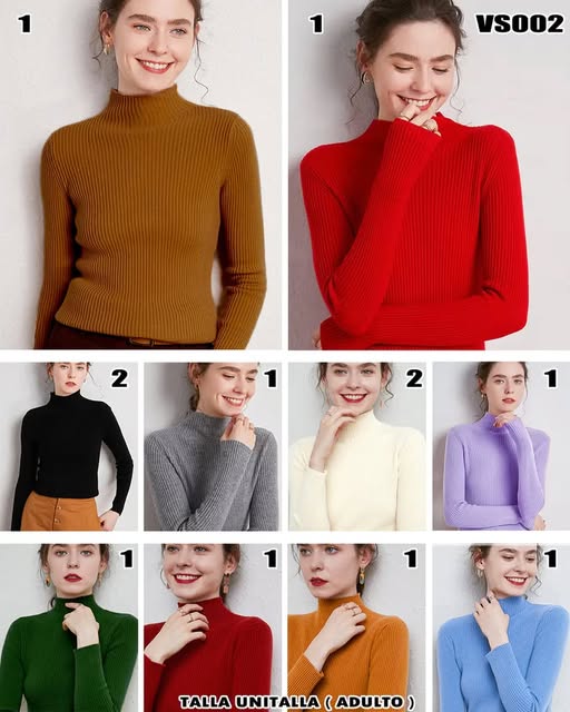 VS002 - Suéter Cuello Alto