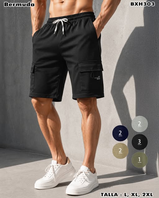 BXH303 - Bermuda Cargo Deportiva