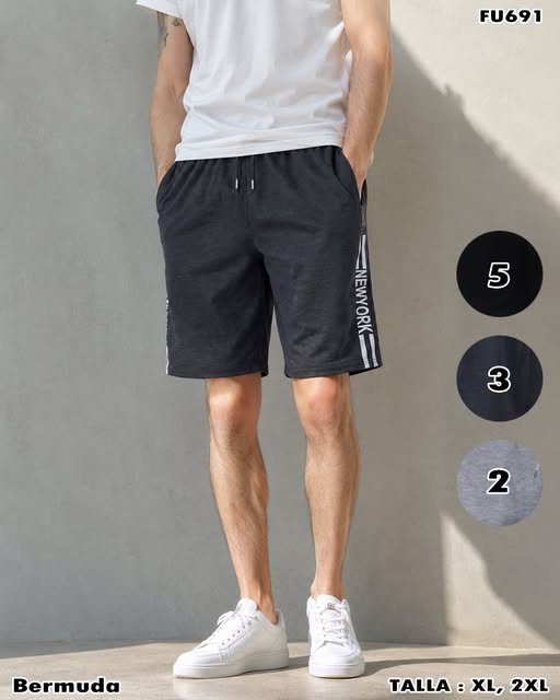 FU691 - Bermuda Deportiva Casual