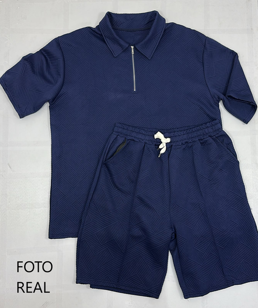 SSH007 - Conjunto con Playera de Cierre para Caballero