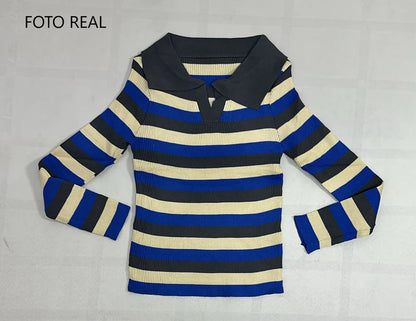 VS16 - Suéter con Cuello Polo