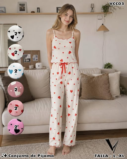 VCC03 - Conjunto pijama estampado