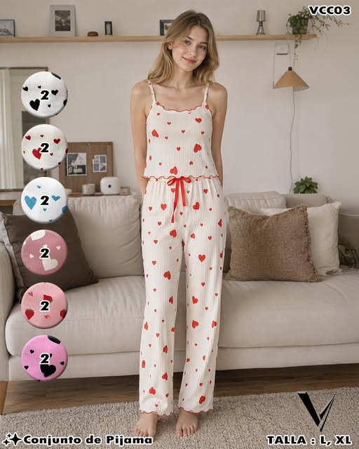 VCC03 - Conjunto pijama estampado