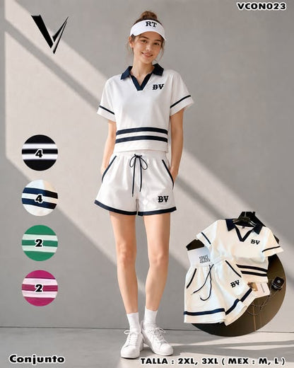 VCON023 - Conjunto Deportivo Short Dama