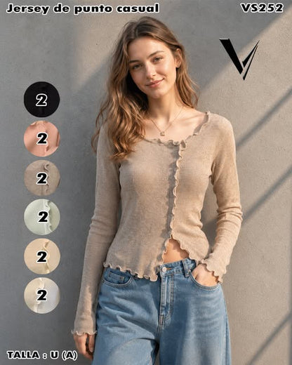 VS252 - Jersey de Punto Casual