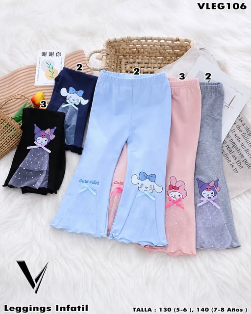 VLEG106 - Leggings Infantil con Personajes