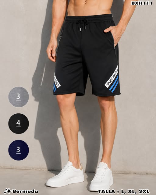 BXH111 - Bermuda Deportiva para Caballero