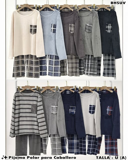 BHSUV - Pijama Polar para Caballero