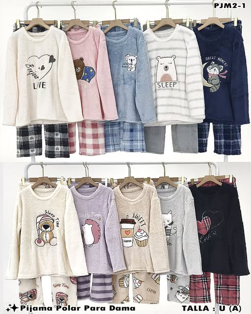 PJM2-1 - Pijama Polar para Dama