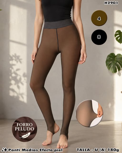 H2901 - Panti Medias Térmicas Efecto Piel 180g