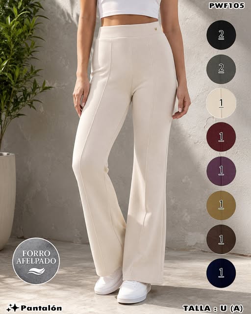 PWF105 - Pantalón Térmico Acampanado de Vestir