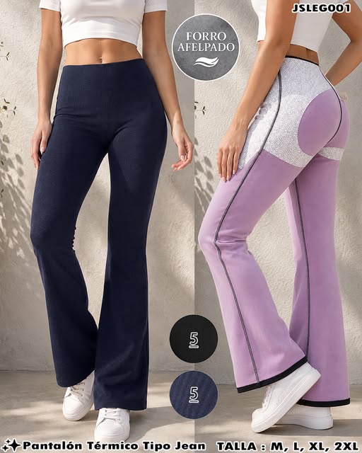 JSLEG001 - Pantalón Térmico Tipo Jean
