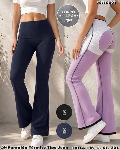 JSLEG001 - Pantalón Térmico Tipo Jean
