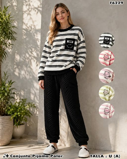 FK6229 - Conjunto Pijama Polar