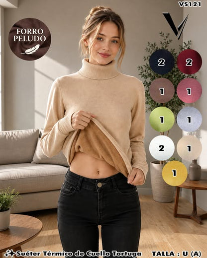 VS121 - Suéter Térmico de Cuello Tortuga