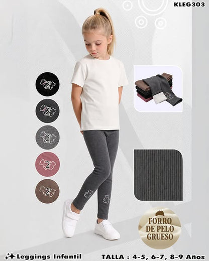 KLEG303 - Leggings Infantil Afelpado