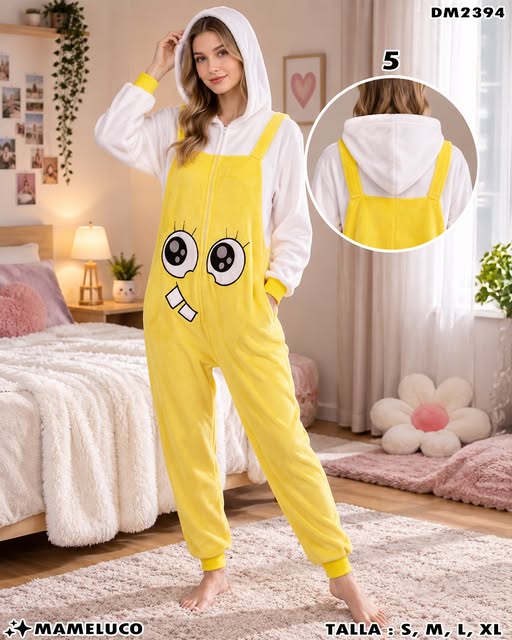 DM2394 - Mameluco Afelpado para Adulto