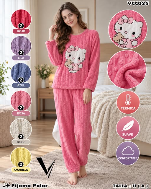 VCC025 - Pijama Polar Térmica