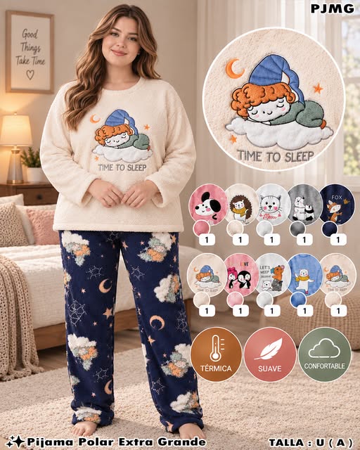 PJMG - Pijama Polar Extra Grande