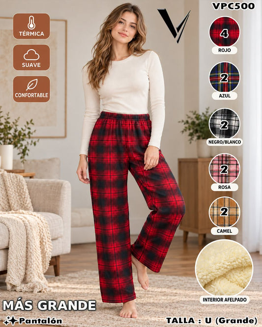 VPC500 - Pantalón Térmico de Cuadros