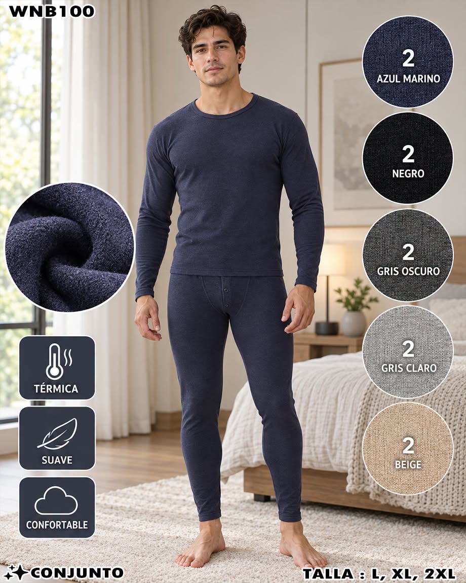 WNB100 - Conjunto Térmico Interior para Caballero