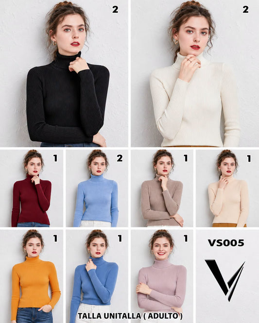 VS005 - Suéter Cuello Alto