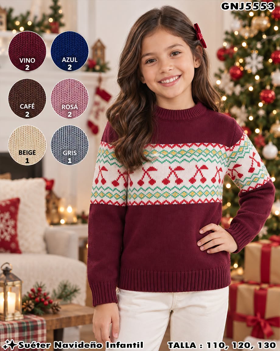 GNJ5553 - Suéter Navideño Infantil