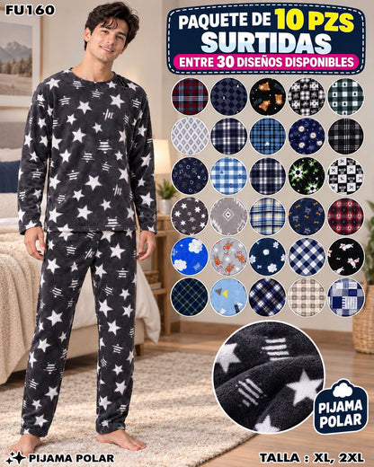 FU160 - Pijama Polar para Caballero