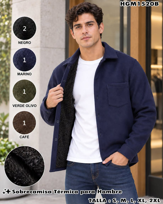 HGM1520B - Sobrecamisa Térmica para Hombre