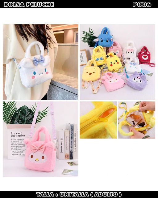 P006 - Bolsa peluche