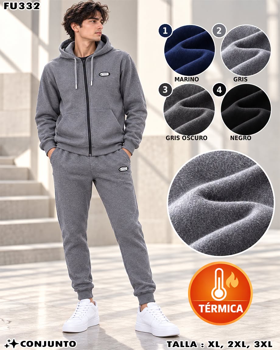 FU332 - Conjunto Térmico Deportivo para Hombre