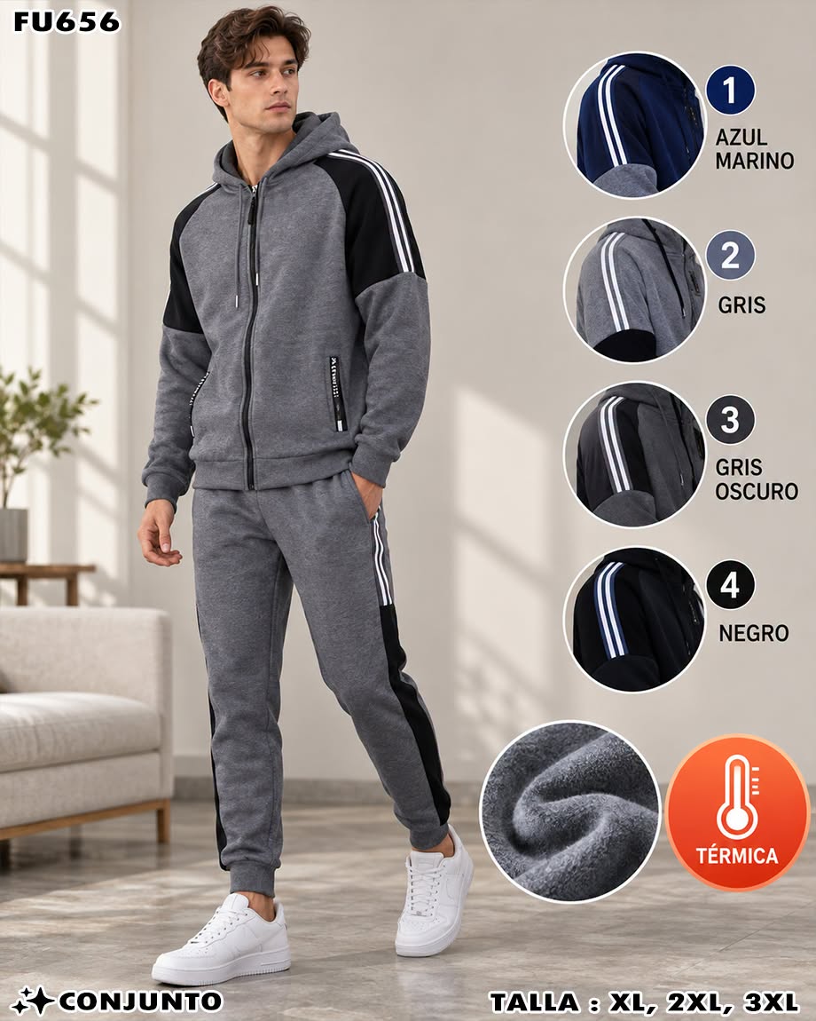 FU656 - Conjunto Deportivo Térmico para Caballero