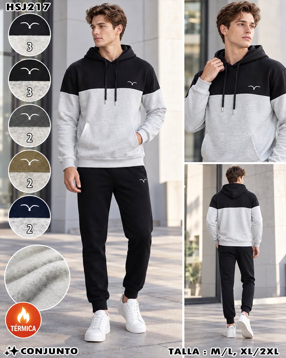 HSJ217 - Conjunto Deportivo Térmico para Caballero