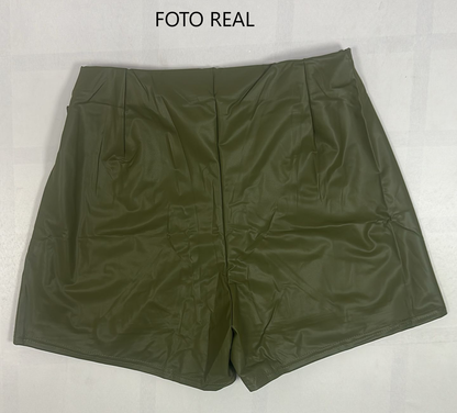 P34352 - Short Tipo Falda Vinipiel